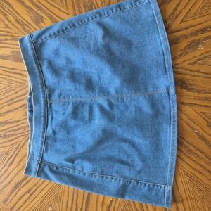 Express Blue Denim Mini Skirt